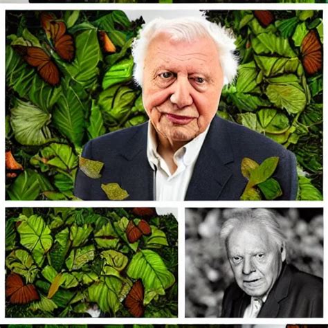 A Portrait Of A Sir David Attenborough Constructed Stable Diffusion