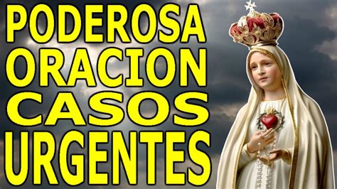 Poderosa Oracion A La Virgen De Fatima Para Casos Urgentes Y