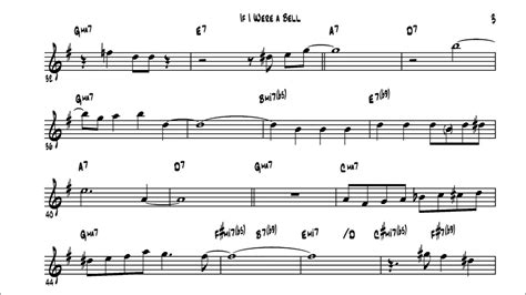 Miles Davis If I Were A Bell Solo Transcription YouTube