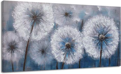 Dandelion Paintings On Canvas