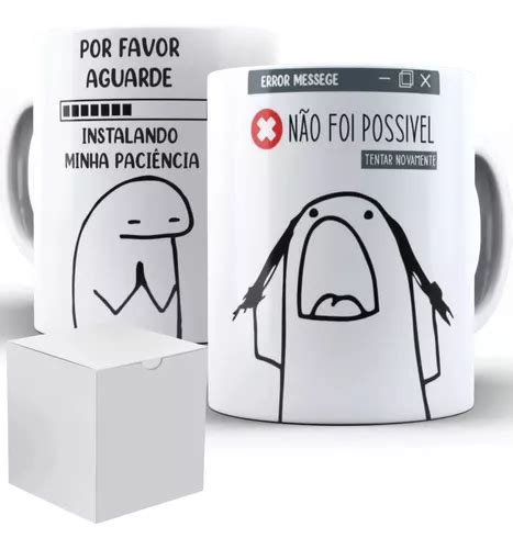 Caneca Personalizada Flork Meme Instalando A Paci Ncia Ml