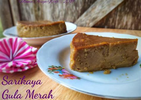 Resep Sarikaya Gula Merah Oleh Mama Aisya Wafi Cookpad