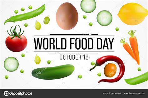 World Food Day Observed Every Year October Promotes Global Awareness ...