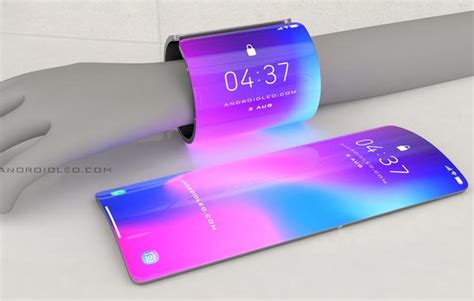 Samsung Flex 2020 is a Flexible Smartphone That can Turn Into a Bracelet - Concept Phones