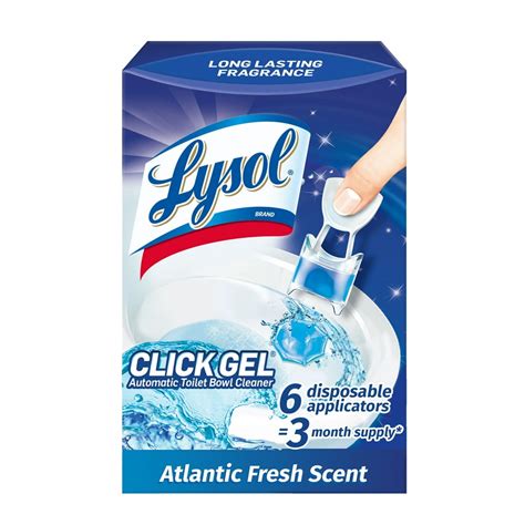 Lysol Click Gel Automatic Toilet Bowl Cleaner Ocean Fresh Scent 6ct