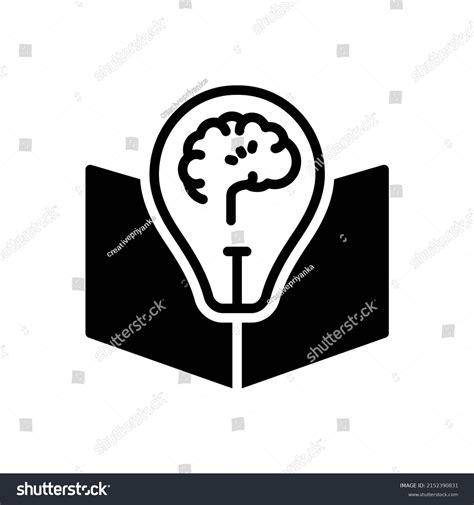 Vector Black Icon Theories Stock Vector Royalty Free 2152390831