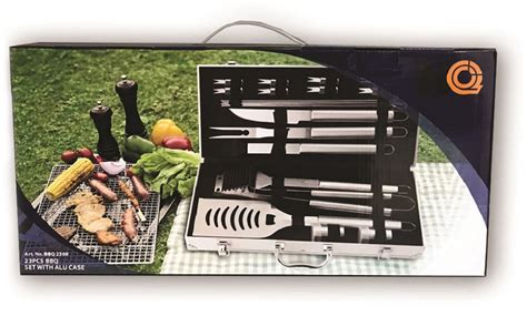 Up To 51% Off on Grilling Accessories Set (23-Pc) | Groupon Goods