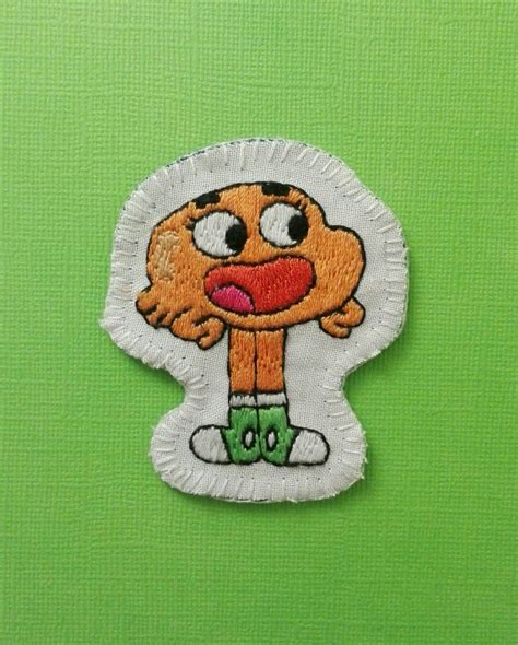 Darwin From The Amazing World Of Gumball Embroidery Ts Shirt