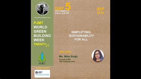 World Green Building Week Day Youtube