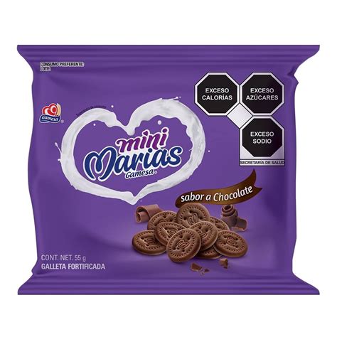 Mini Galletas Marias Gamesa Chocolate G Walmart