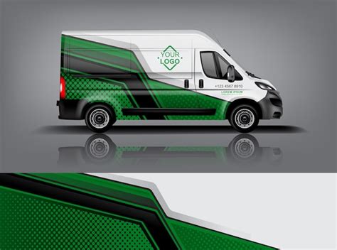 Premium Vector Van Wrap Design Wrap Sticker And Decal Design For