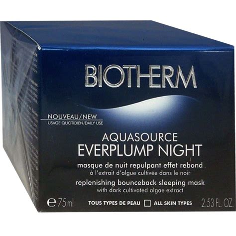 BIOTHERM AQUASOURCE EVERPLUMP NIGHT MASQUE DE NUIT 75ML