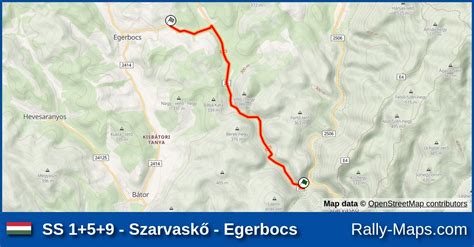 Ss Szarvask Egerbocs Stage Map Eger Rallye Orb