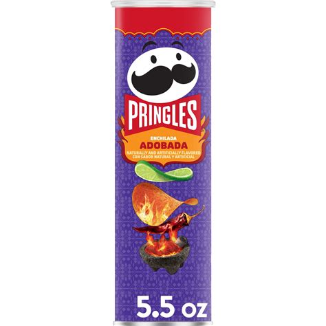 Pringles Enchilada Adobada Potato Crisps Chips Shop Chips At H E B