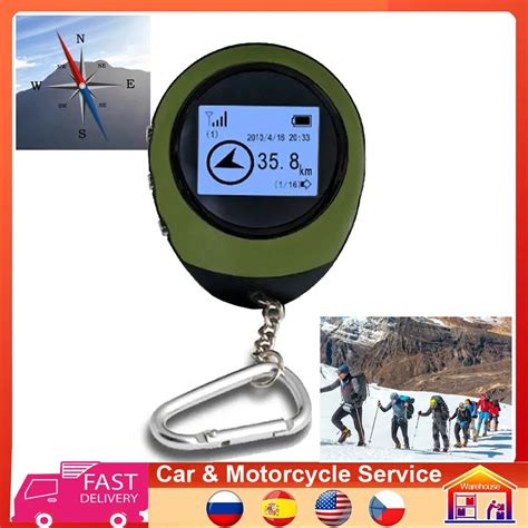 Mini Gps Tracker With Electronic Compass Navigation Receiver Finder Usb