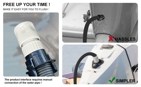 Outboard Motor Quick Connect Flush Kit，compatible With