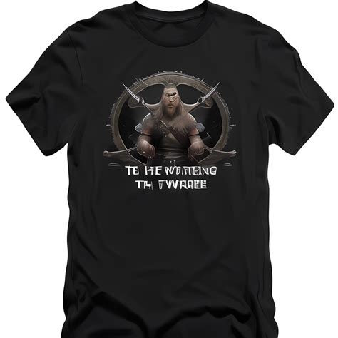 Unleash Your Inner Warrior With This Orc Graphic Black T Shirt Fantasy