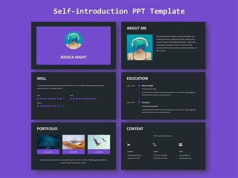 11 Best Self Introduction Ppt Templates To Create A Beautiful Presentation Slides In 2024 Pro