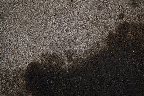 Surface Grunge Rough Of Asphalt Seamless Tarmac Dark Grey With Yellow Line On The Road And