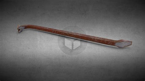 Rusty Crowbar 3D Model By Javier Carceller Javiercarceller