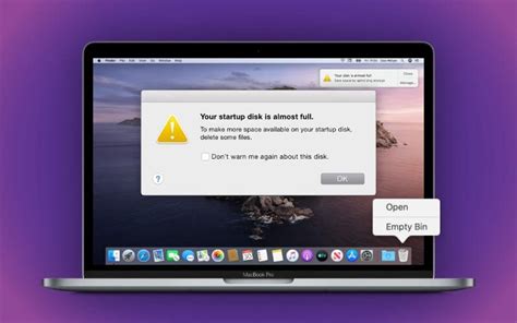 The Startup Disk Is Almost Full On My Mac But I Cant Delete Anything
