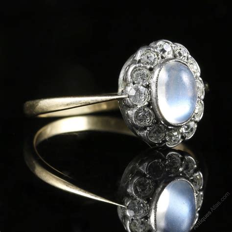 Antiques Atlas Antique Victorian Moonstone And Paste Ring