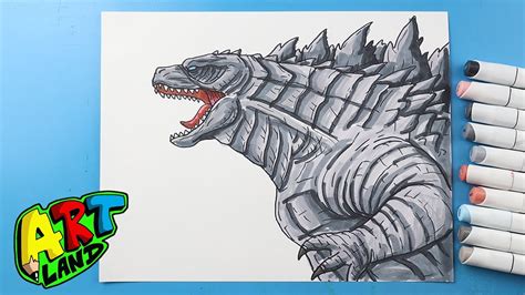 How To Draw Godzilla Youtube