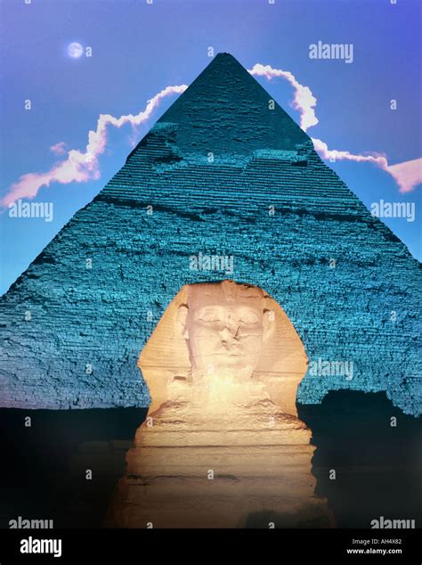 Pyramide Sphinx Kairo El Giza Stimmung Fotos Und Bildmaterial In