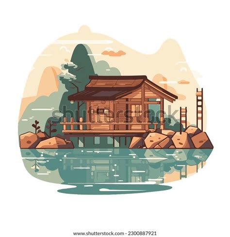 Onsen Japanese Hot Springs Vector Stock Vector Royalty Free 2300887921 Shutterstock