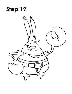 How to Draw Mr. Krabs