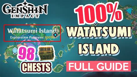 How To Watatsumi Island Full Exploration All Chests Guide