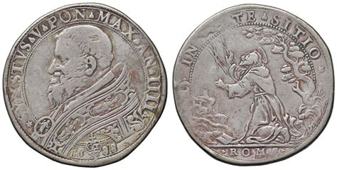 Biddr Gma Numismatica E Live Auction Lot Roma Sisto V