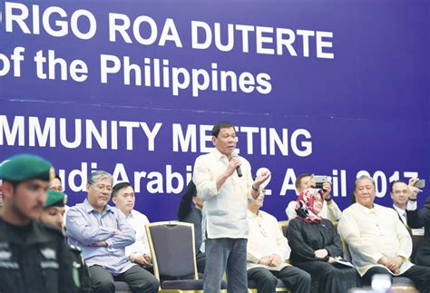 Filipino Expats In Gulf Look To Duterte Oman Observer