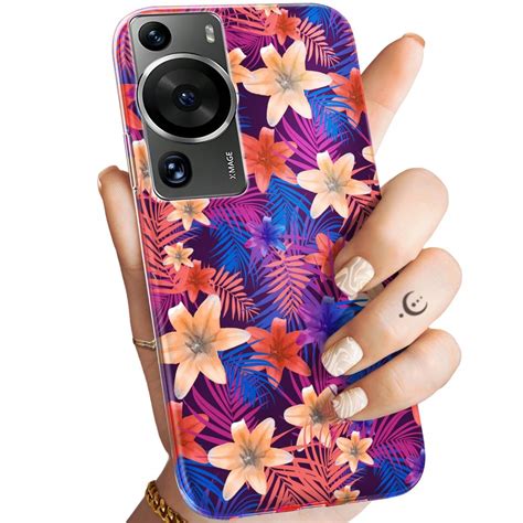 ETUI DO HUAWEI P60 P60 PRO WZORY TROPIC TROPIKALNE TROPIKI EGZOTYKA