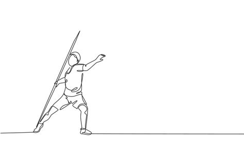 Premium Vector One Single Line Drawing Of Energetic Man Exercise