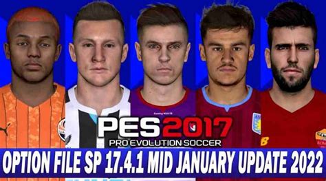 PES 2017 OPTION FILE SP 17 4 1 MID JAN UPDATE PES 2017 Gaming WitH TR