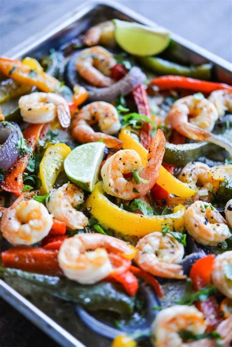 Shrimp Fajita Sheet Pan Dinner Fed Fit