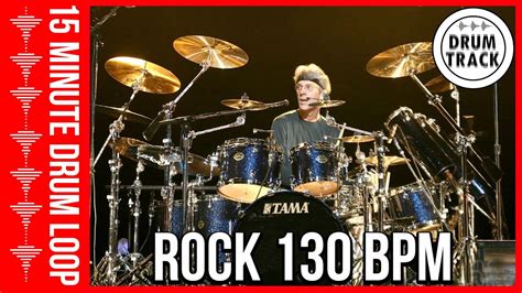 Drum Beat 130 Bpm Groove Drum Track Rock 130 Bpm Batería Rock 130