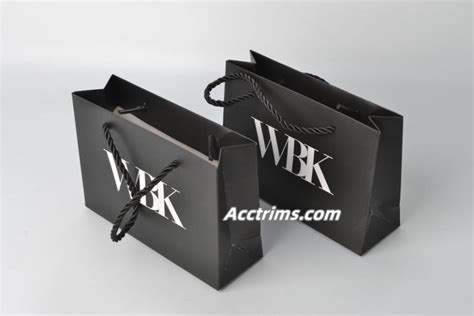 Wholesale custom printed paper carrier bags | Acctrims.com