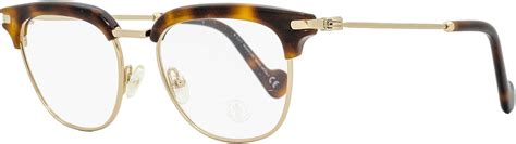 Moncler Oval Eyeglasses Ml5021 053 Blonde Havana 19mm 5021 At Amazon Men’s Clothing Store