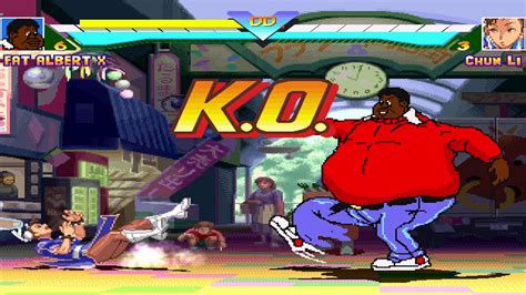 Mugen Request Fat Albert X Vs Custom Chun Li Lamar Gardiner Youtube