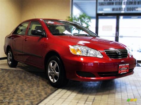 2007 Impulse Red Pearl Toyota Corolla CE 46455309 Photo 6 GTCarLot