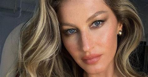 Gisele B Ndchen Encanta Ao Surgir De Cara Lavada Em Clique