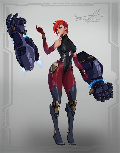 League Of Legends Vi Concept Art