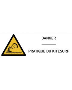 Pictogramme Pratique Du Kitesurf Autres Dangers Pictogramme Danger