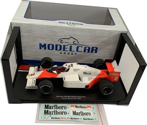 McLaren TAG MP4 2B 2 Alain Prost 1st Monaco GP 1985 1 18 Scale