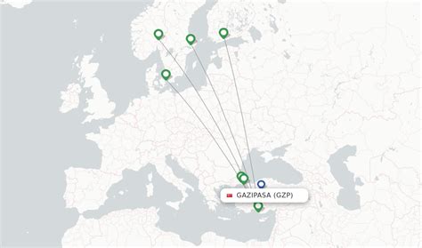 Direct Non Stop Flights From Gazipasa To Moscow Schedules