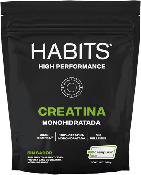 Habits High Performance Creatina Monohidratada Premium Sin