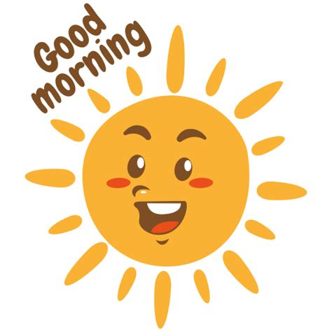 Good Morning Stickers Free Nature Stickers