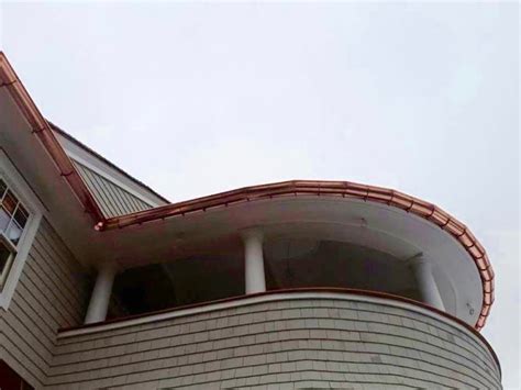 Radius Gutters K Style Or Half Round George S Seamless Gutters